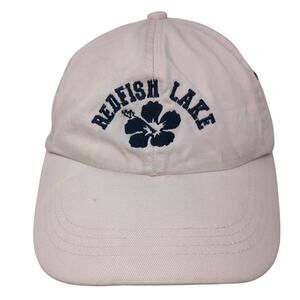 Redfish Lake Slideback Baseball Cap Pink One Size Embroidered 6 Panel MV Sport